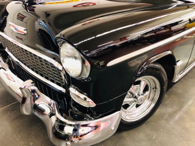 1955 Black Chevrolet Bel Air/150/210 2 Door