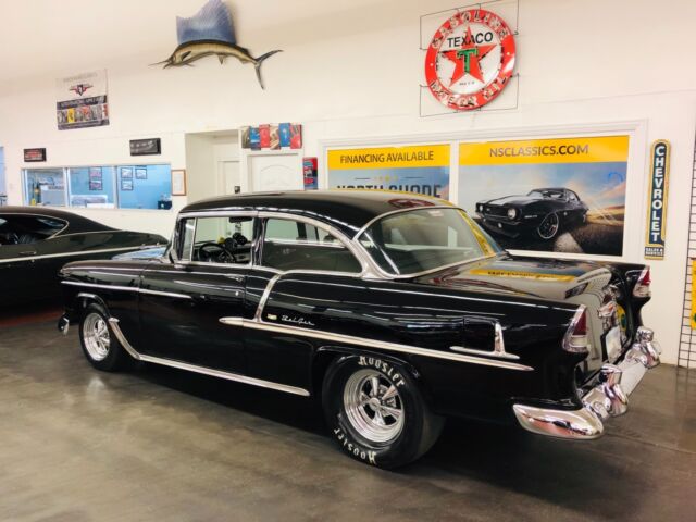 1955 Black Chevrolet Bel Air/150/210 2 Door