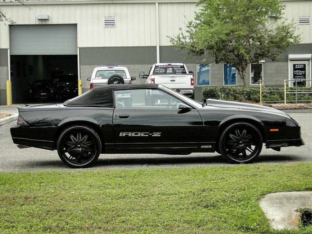 1988 Black Chevrolet Camaro 2d Convertible