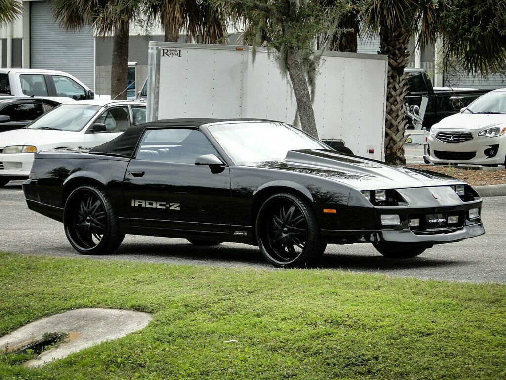 1988 Black Chevrolet Camaro 2d Convertible