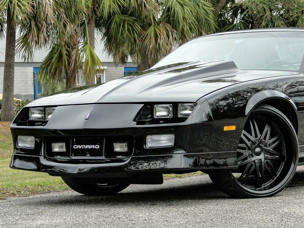 1988 Black Chevrolet Camaro 2d Convertible