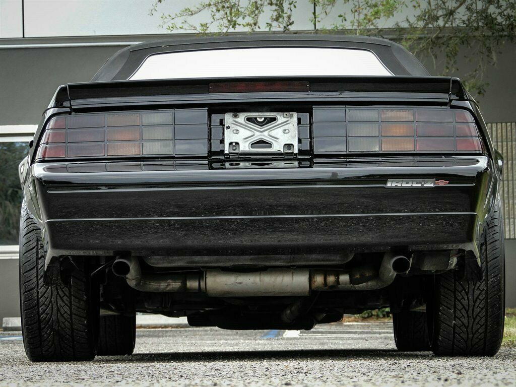 1988 Black Chevrolet Camaro 2d Convertible
