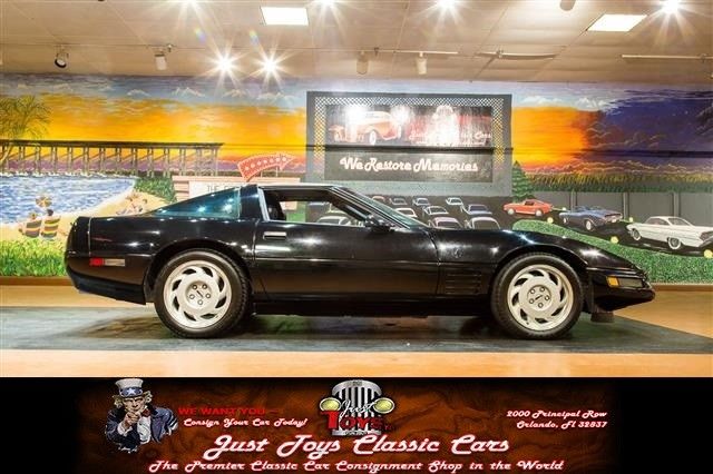1991 Black Chevrolet Corvette --