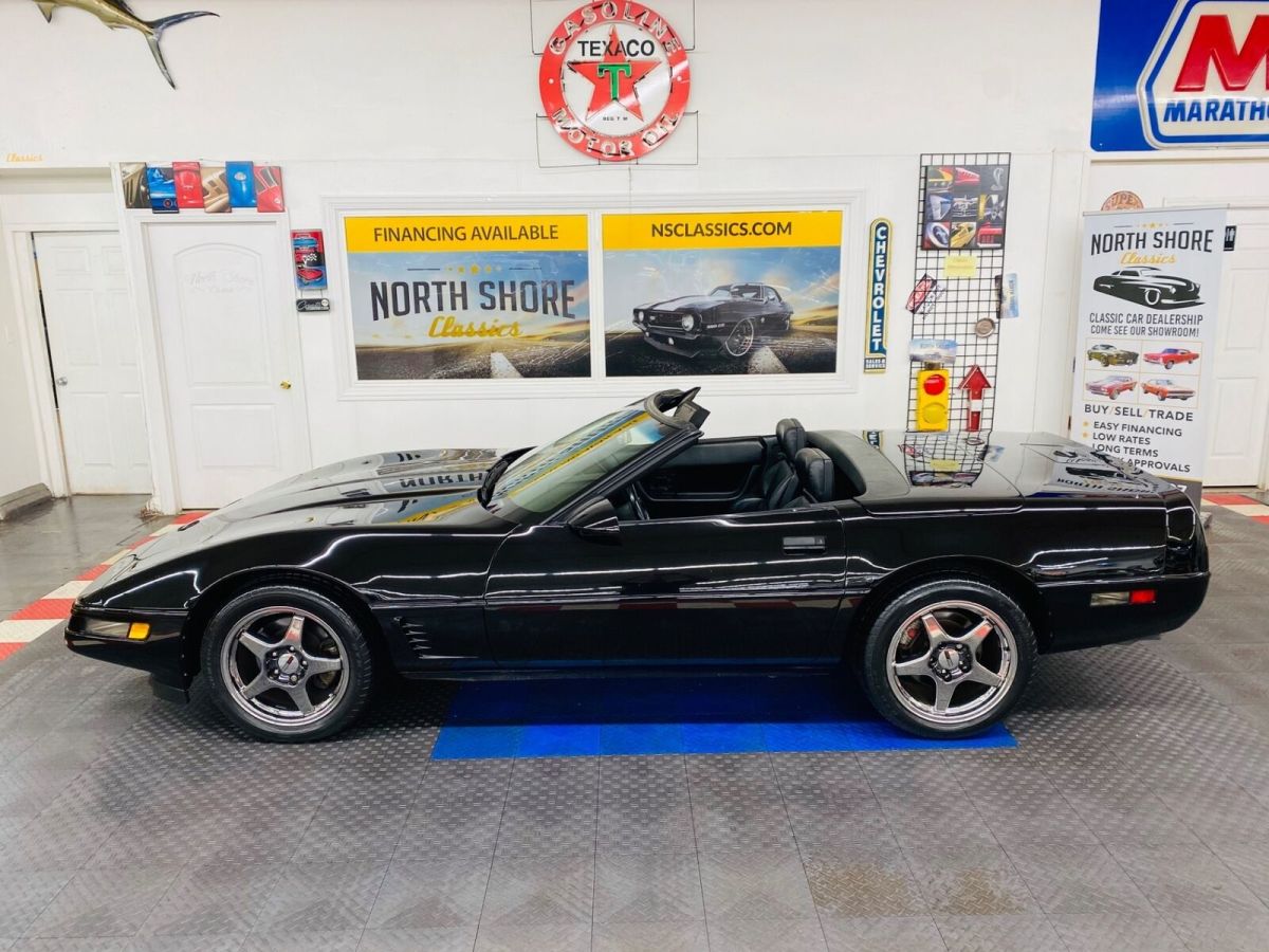 1992 Black Chevrolet Corvette Convertible