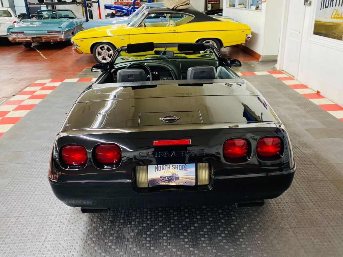 1992 Black Chevrolet Corvette Convertible