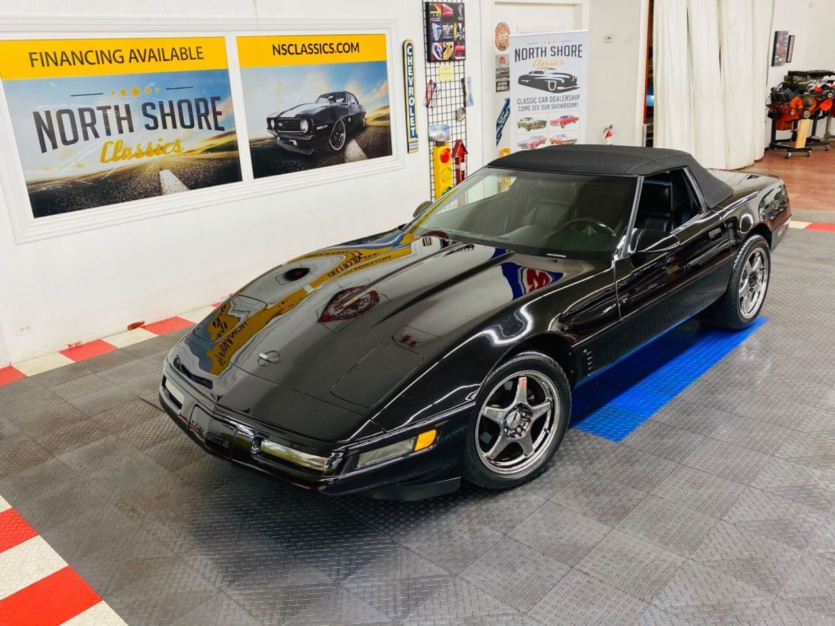 1992 Black Chevrolet Corvette Convertible