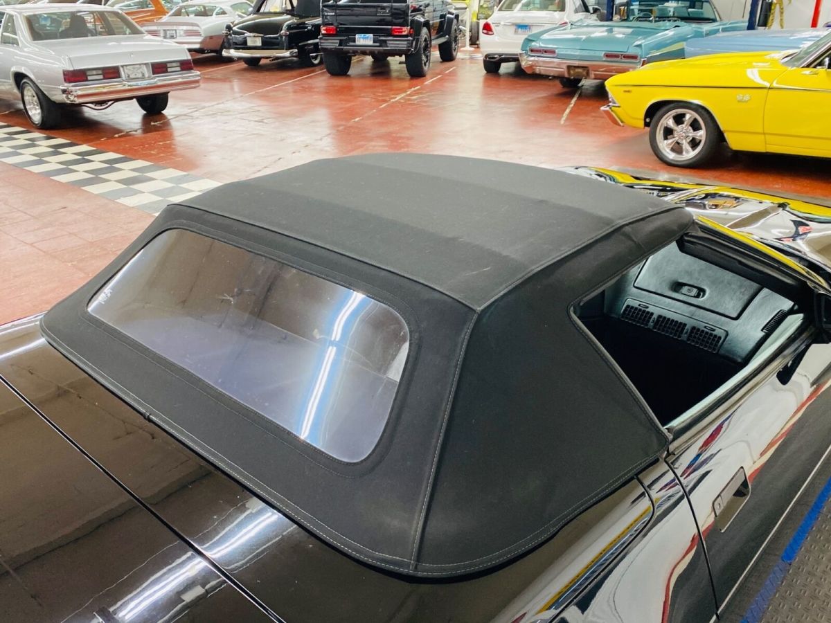 1992 Black Chevrolet Corvette Convertible