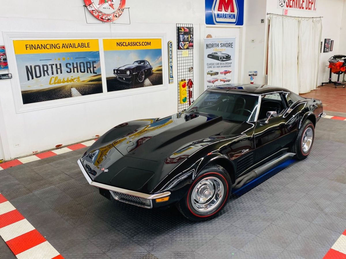 1970 Black Chevrolet Corvette Coupe