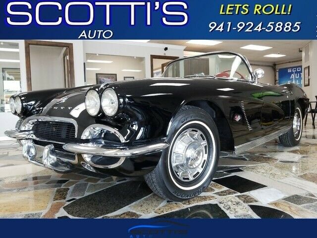 1962 Black Chevrolet Corvette Convertible