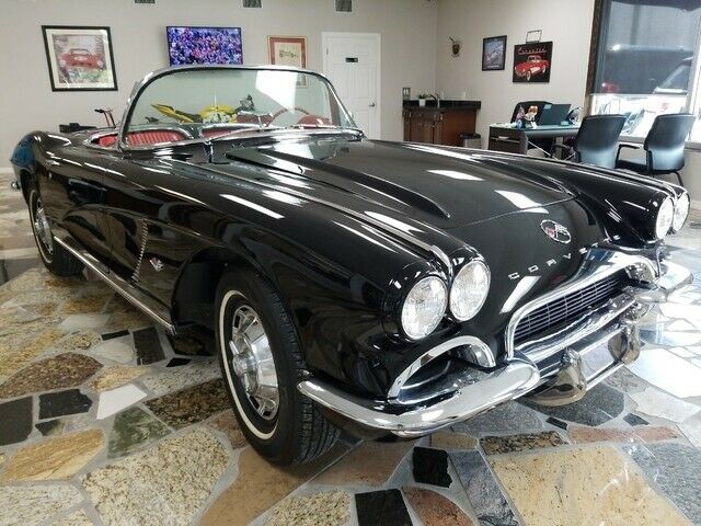 1962 Black Chevrolet Corvette Convertible