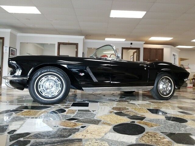 1962 Black Chevrolet Corvette Convertible