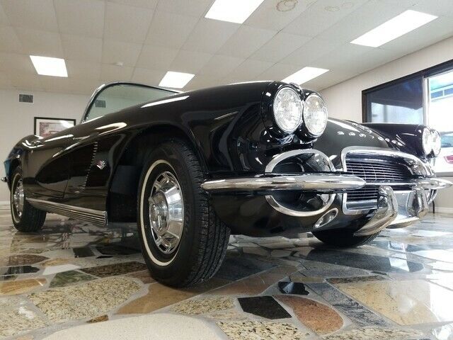 1962 Black Chevrolet Corvette Convertible