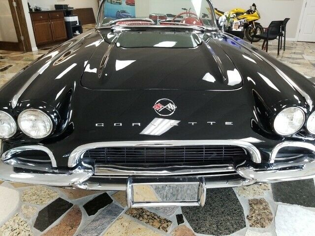 1962 Black Chevrolet Corvette Convertible