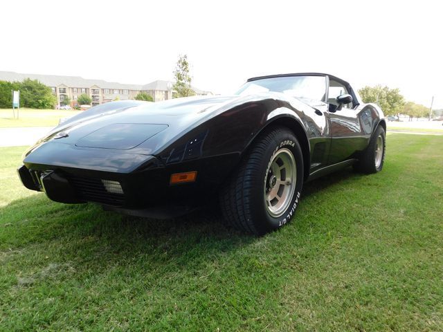 1978 Black Chevrolet Corvette --