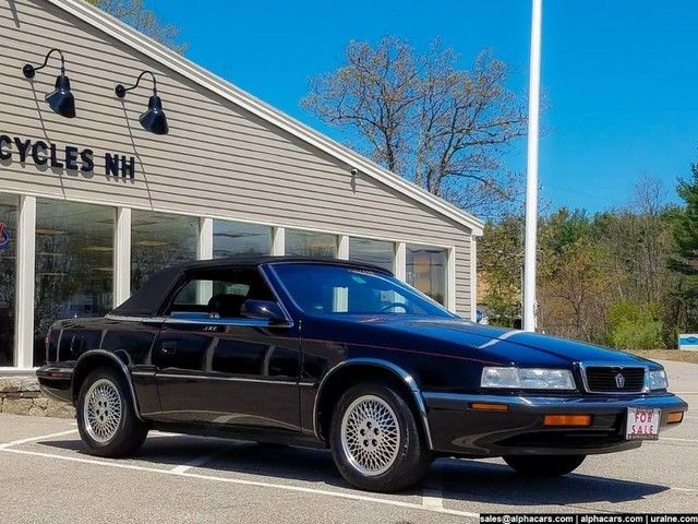 1990 Black Chrysler TC Convertible