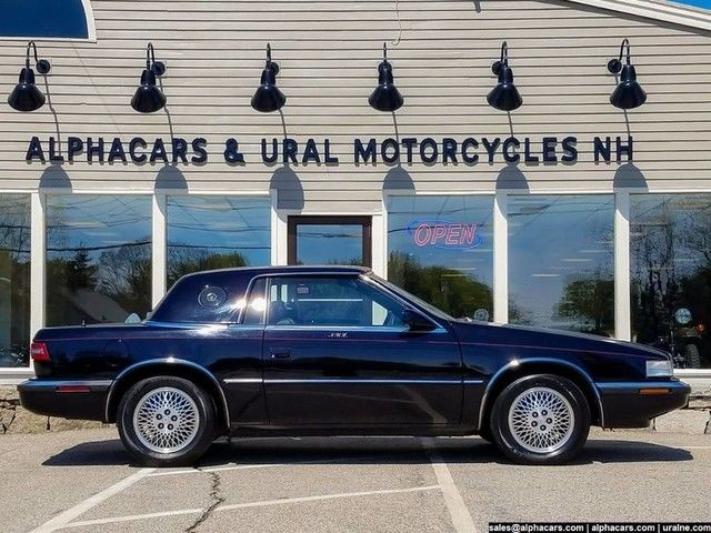 1990 Black Chrysler TC Convertible