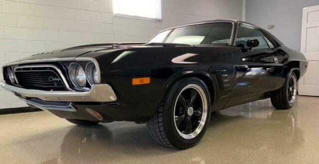 1973 Black Dodge Challenger Coupe