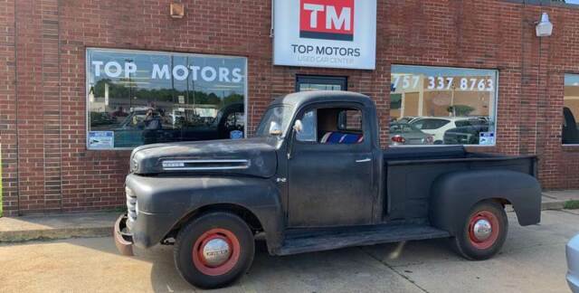 1950 Black Ford F-100 Pickup Truck