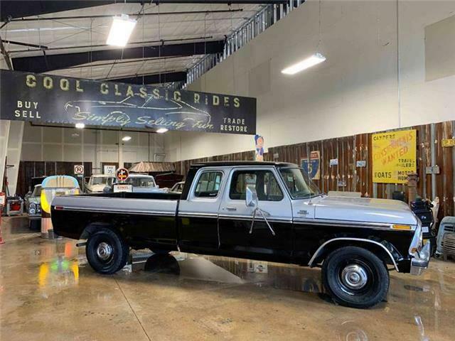 1978 Black Ford F-350 Pickup Truck