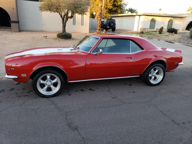 1968 Red Chevrolet Camaro Coupe