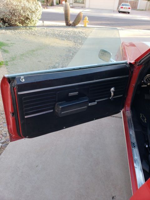 1968 Red Chevrolet Camaro Coupe