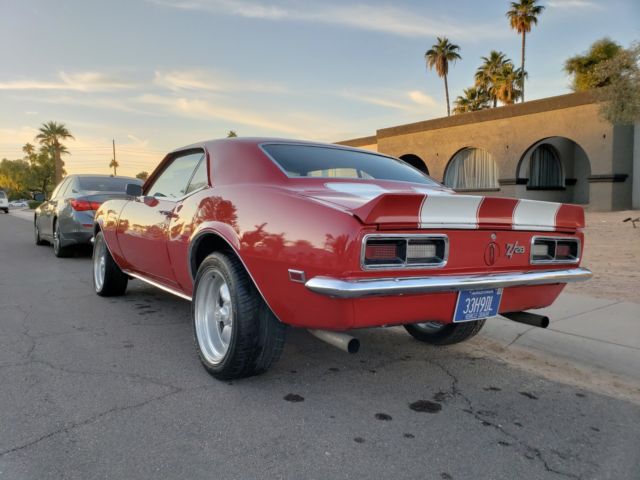 1968 Red Chevrolet Camaro Coupe
