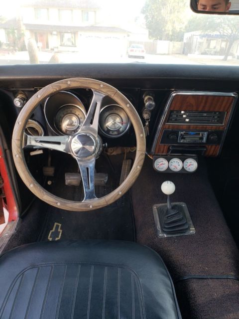 1968 Red Chevrolet Camaro Coupe
