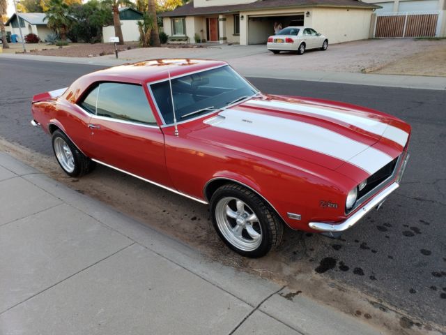 1968 Red Chevrolet Camaro Coupe