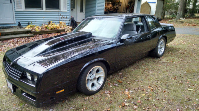 1986 Black Chevrolet Monte Carlo
