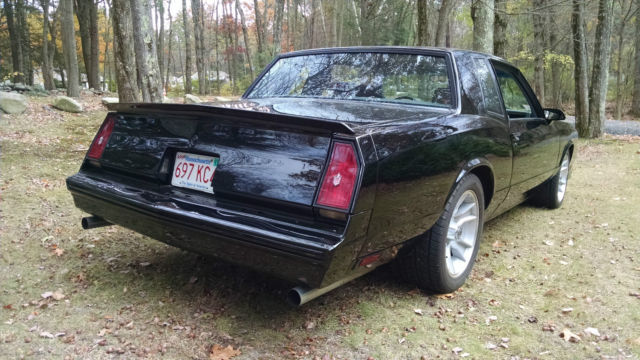 1986 Black Chevrolet Monte Carlo