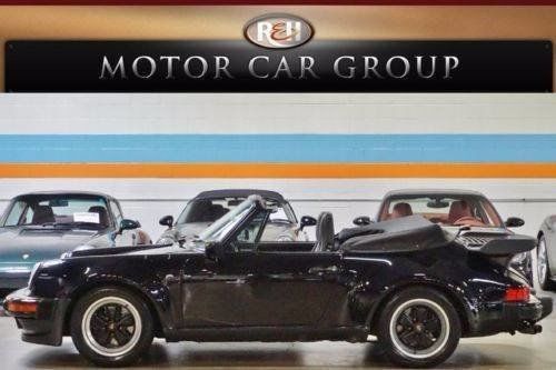 1989 Black Porsche 911 Convertible