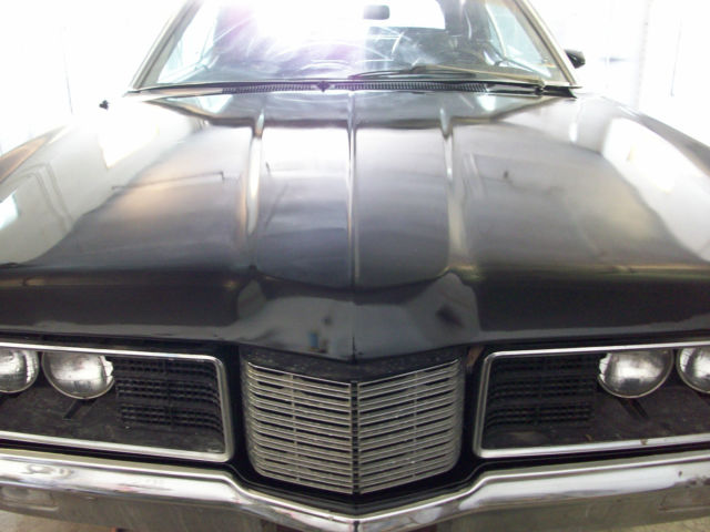 1970 Black Ford Galaxie Convertible