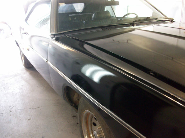 1970 Black Ford Galaxie Convertible