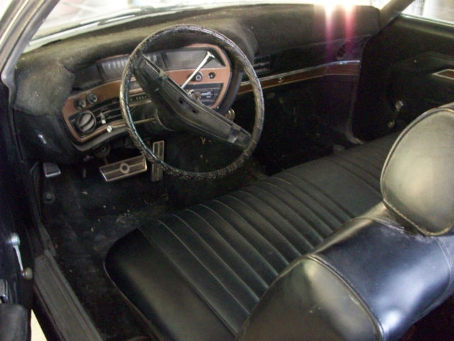 1970 Black Ford Galaxie Convertible