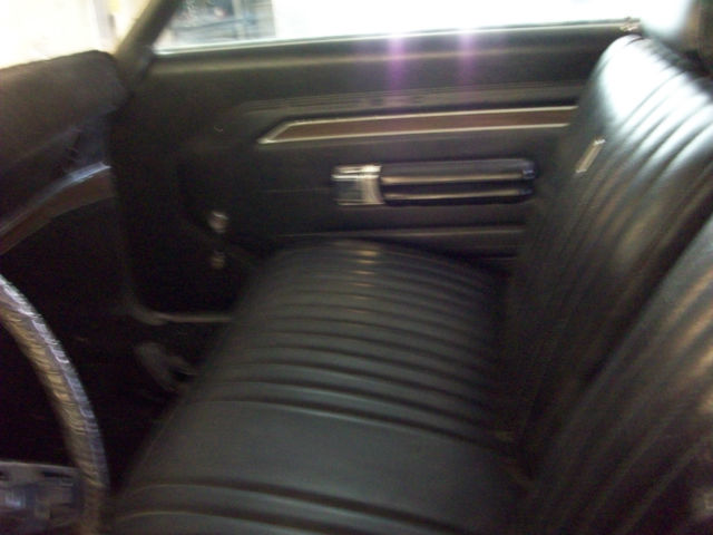 1970 Black Ford Galaxie Convertible