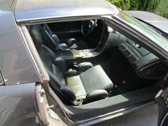 1991 Black Chevrolet Corvette Coupe