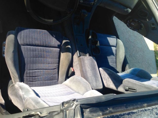 1993 Black Nissan 300ZX Hatchback