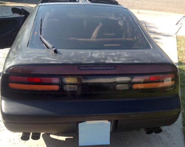 1993 Black Nissan 300ZX Hatchback