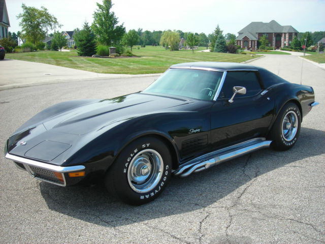 1972 Black Chevrolet Corvette Coupe
