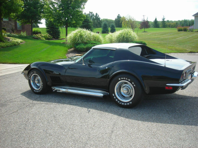1972 Black Chevrolet Corvette Coupe