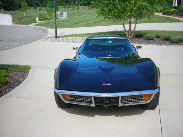 1972 Black Chevrolet Corvette Coupe