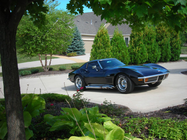 1972 Black Chevrolet Corvette Coupe
