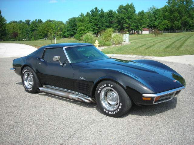 1972 Black Chevrolet Corvette Coupe