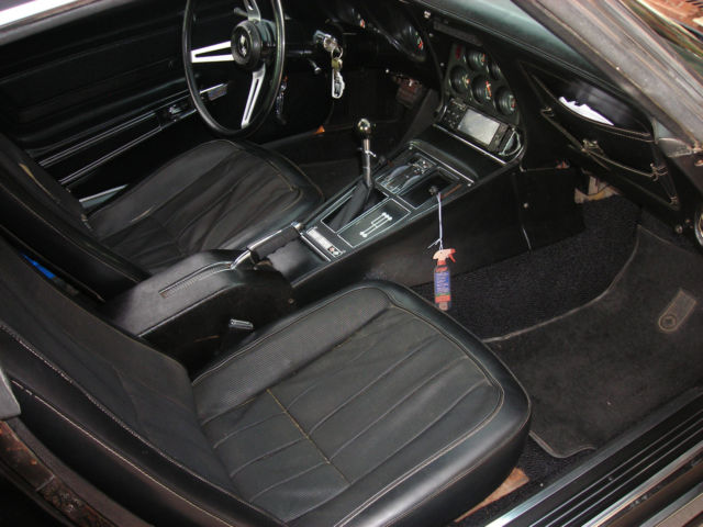 1972 Black Chevrolet Corvette Coupe