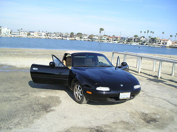 1993 Black Mazda MX-5 Miata Convertible