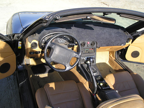 1993 Black Mazda MX-5 Miata Convertible