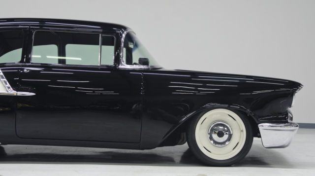 1957 Black Chevrolet Bel Air/150/210 Coupe