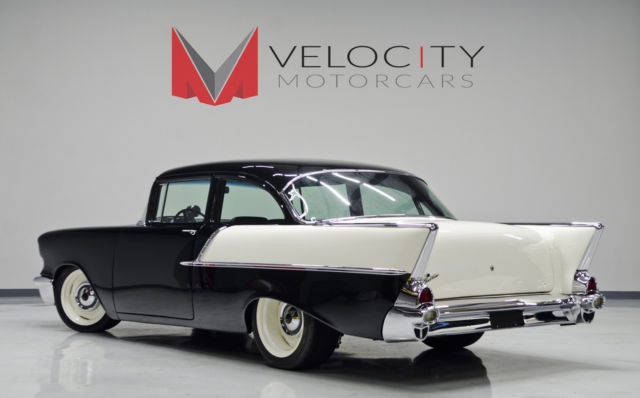 1957 Black Chevrolet Bel Air/150/210 Coupe