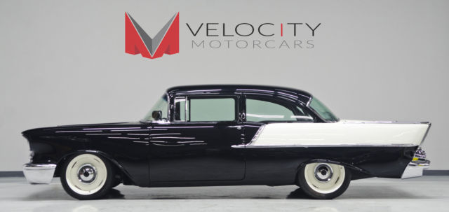 1957 Black Chevrolet Bel Air/150/210 Coupe