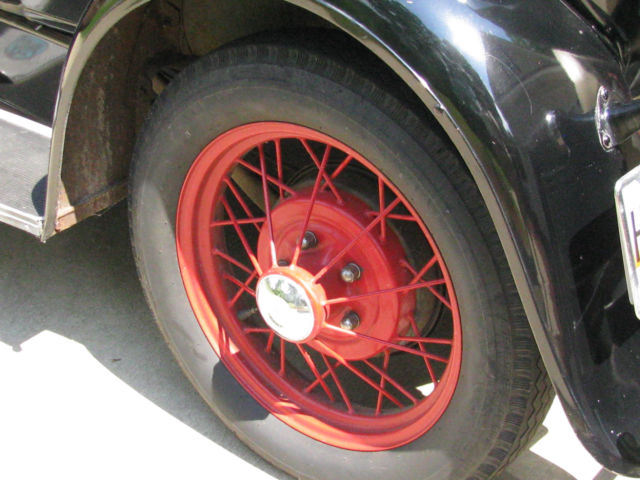 1930 Black Ford Model A Tudor